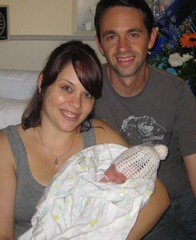 Mummy and Daddy with Baby Xavier